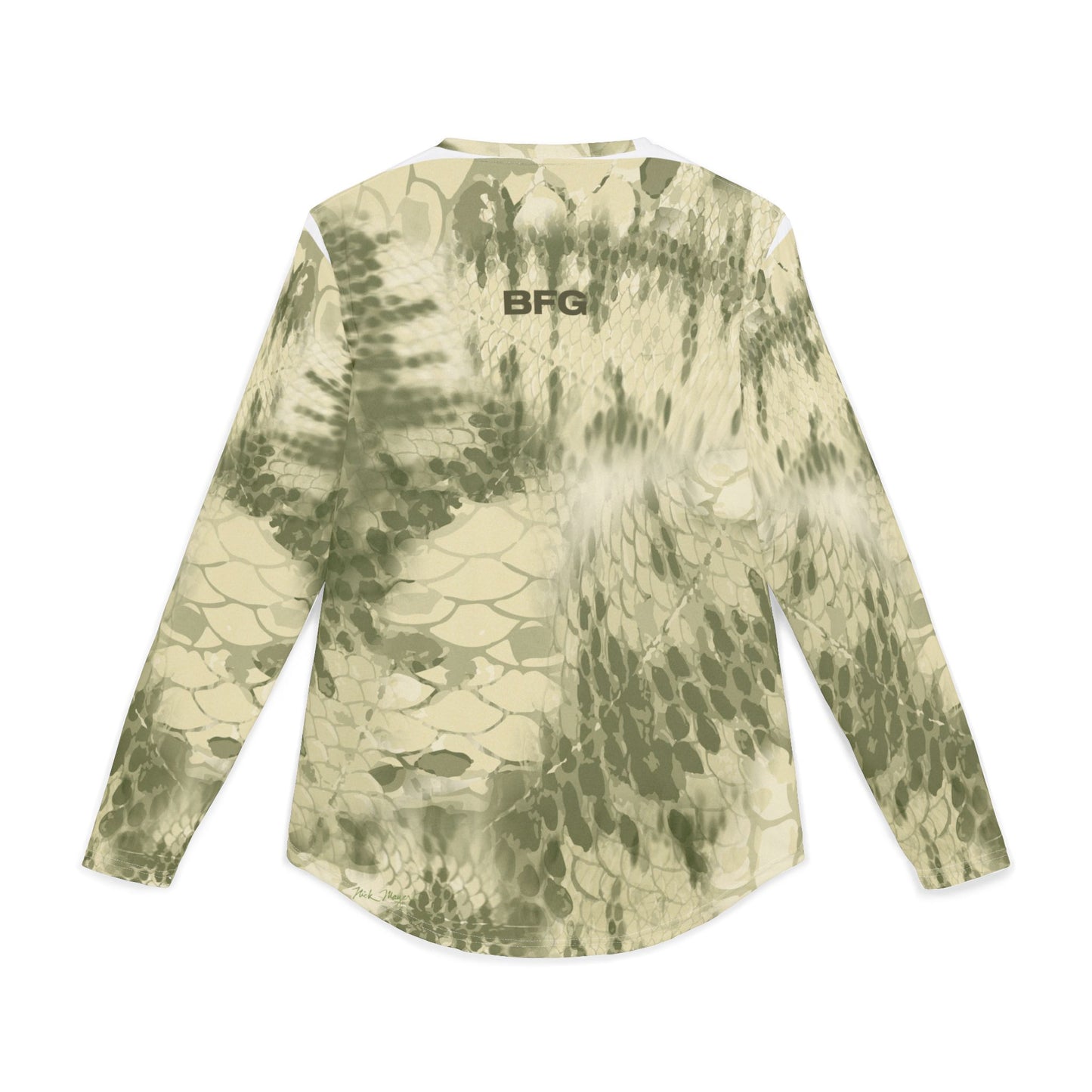 Bass Camo Collection | Green | Men's UV Protection Long Sleeve Shirt