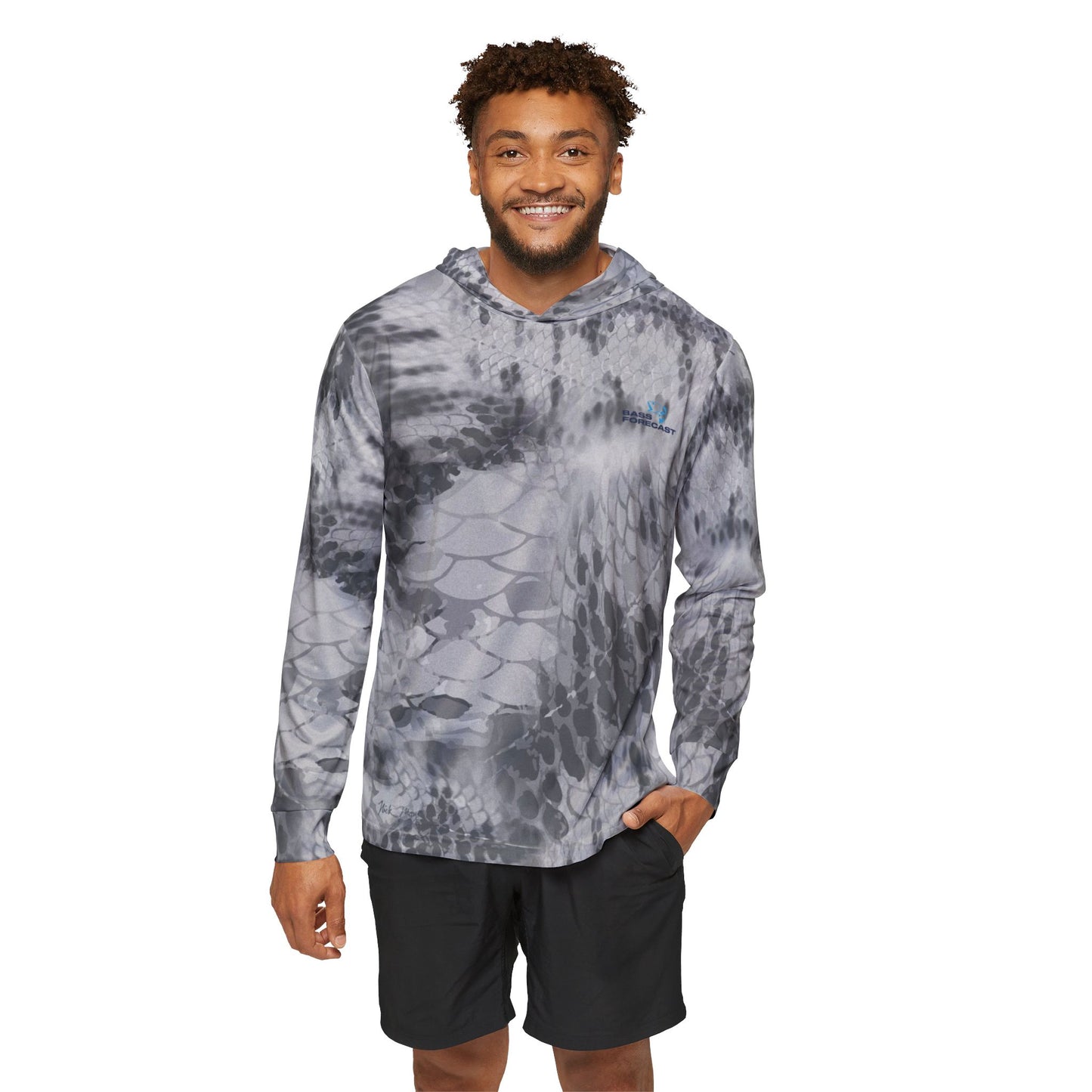 Bass Camo Collection | Gray | Men's Sports Hoodie