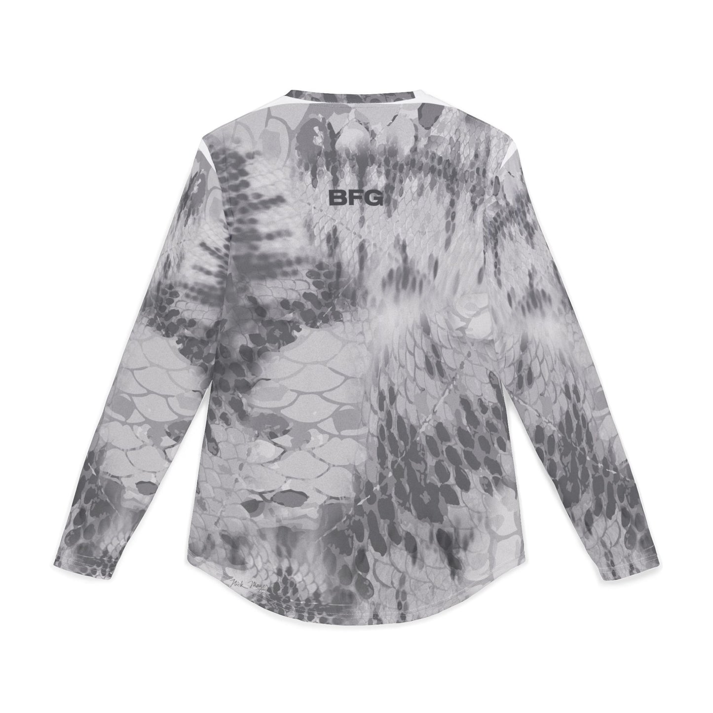 Bass Camo Collection | Gray | Men's UV Protection Long Sleeve Shirt
