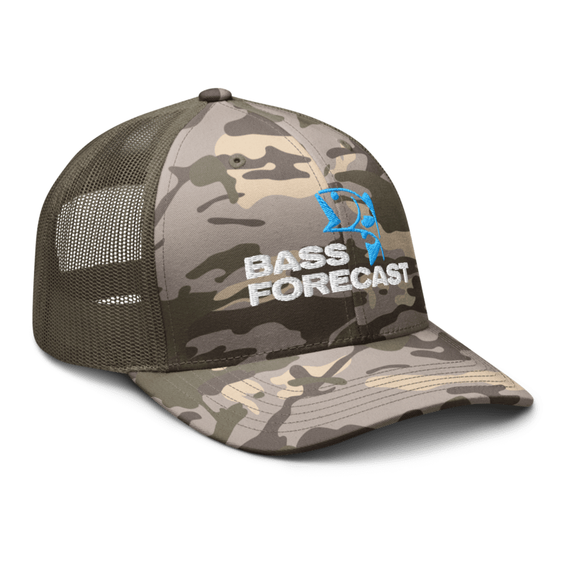 Men's Camo Bass Fishing Trucker Hat | Stylish & Functional